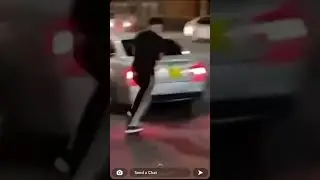 Jordan McCann (Manny) gets teeth BANGED out his face by McDonalds Security Guard then runs off