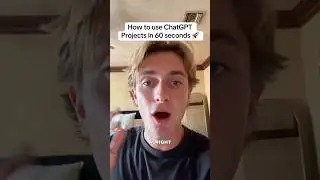 HOW TO USE PROJECTS IN CHATGPT 💻 #shorts