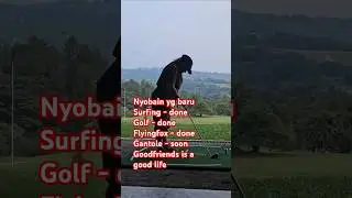 LIFE IS LIKE AN ICE CREAM,ENJOY IT BEFORE MELTED #sentul #highland #golf #healing #murtadin #sports