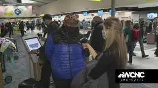 Busy travel day at Charlotte Douglas