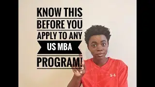 What international students must know before applying to a US MBA program!