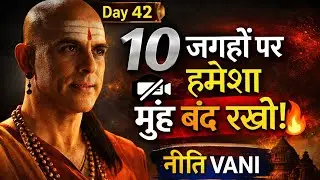 इन 10 जगहों पर मुंह बंद रखो | Chanakya Niti Motivation Hindi | NITI VANI 