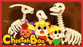 We are unique Dinosaur fossil trio!🦕🦴 | Dinosaurs for kids | Nursery rhymes & Kids Song #Cheetahboo