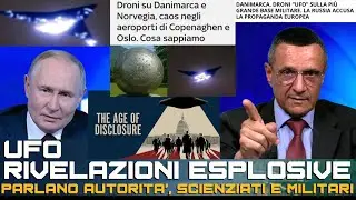 Pier Giorgio Caria - vertici USA: esistono UFO. Droni in Europa. Putin: non sono russi. Sfera Buga