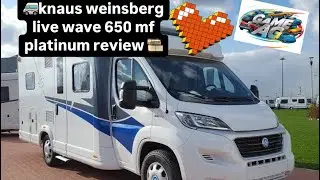 knaus weinsberg live wave 650 mf platinum review - salone del camper  2025 #GAMEAG #salonecamper