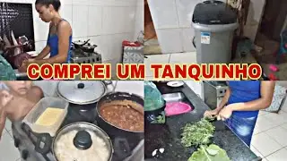 ROTINA SENDO JOVEM, DONA DE CASA E MÃE SOLO DE UM CASAL💞| comprei um tanquinho...| Sai da igreja?...