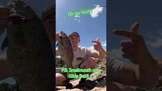 P.B. Smallmouth on a Glide Bait!!