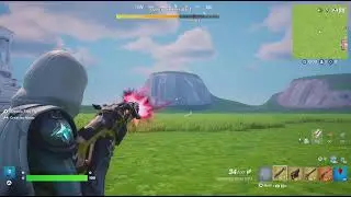 Me just shooting my favourite weapon the Spire Rifle
