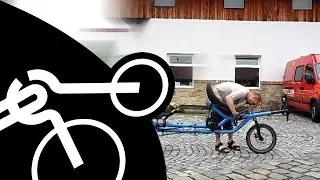How to fold the recumbent tandem AZUB TWIN