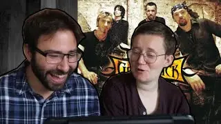 we reacted to godsmack straight out of line, I couldn't stop laughing she is the funniest