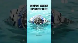 Comment dessiner une montre Rolex facilement #art #dessin #tutodessin #ibispaintx #digitalart