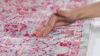 Fuchsia & Multi-Colored Valencia Area Rug by Safavieh - VAL103P