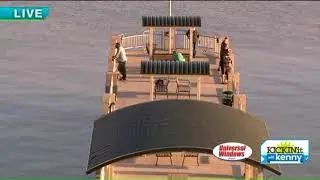 Kenny explores new pier in Painesville Township