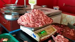 Fast chicken cutting skill | chicken shop|