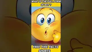 WHAT IS THE FULL FORM OF BOT ? // FREE FIRE #shorts #freefire #freefirefacts #unknownfacts #facts