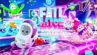 FALL GUYS OG SEASON 4 - Playthrough No Commentary - PART 1/3