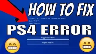 HOW TO Fix PS4 Error Code CE-34878-0 