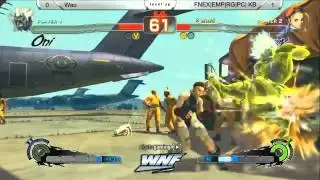Wao (Oni) vs K-Brad (Cammy) - Super Street Fighter 4 AE2012