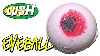 Lush EYEBALL Bath Bomb Halloween 2018 - DEMO & Review Underwater View