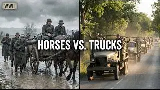 🚚 Wehrmacht Relied on Horses | U.S. WW2 Answer: The 12,500 Tons-Per-Day Red Ball Express
