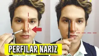 COMO MAQUILLAR LA NARIZ PARA QUE SE VEA PEQUEÑA | TRUCO CASERO FÁCIL Y RÁPIDO | AndyZaturno