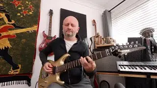 Guitar and wellbeing. Learning via daily free form music improvisation practice. Best music therapy!