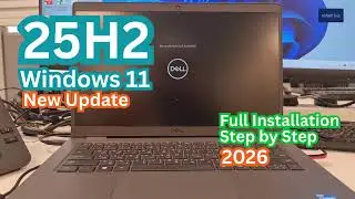 Windows 11 25H2 New Update step by step Installation tutorial in 2026