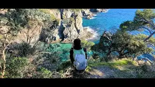 Randonnée : presqu'île de Giens La Madrague, pointe Chevalier, pointe Rabat, Pointe des morts.