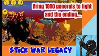 [ Stick War Legacy MENU MOD 40+ Features VIP ] Bring 1000 generals to fight and the ending...