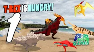 T-Rex Fights More Dinosaurs Gameplay Walkthrough #1 (Android, IOS)