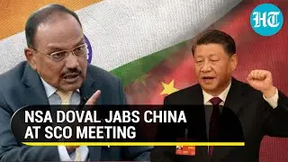 Doval blasts China over CPEC in PoK during SCO meet; 'Unilateral military...' | Watch