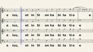 Jacob Handl - Ecco quomodo moritur justus, SOPRANO