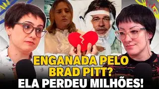 MULHER CAI EM GOLPE AO ACHAR QUE NAMORAVA BRAD PITT #BF