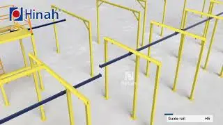 Conveyor System installation process in powder coating line
