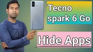 Tecno spark 6 Go Hide Apps // Add and Remove  // Set Password