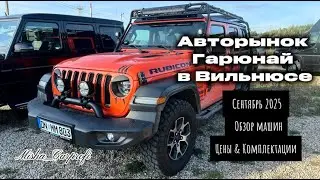 Авторынок Гарюнай. Вильнюс. Машины. Сентябрь 2025