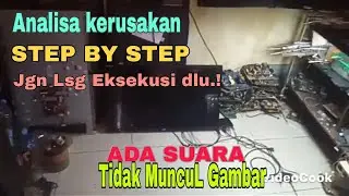 Tv Led Akari Ada Suara Tapi Tidak Ada Gambar || Akari Led LE-32M88ID Gambar Gelap Suara Normal