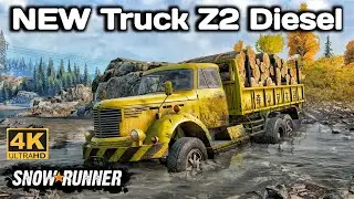 New Truck Z2 Diesel In SnowRunner Season 16 #snowrunner #offroad #truck 