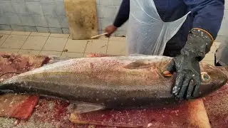 Trevally Fish Cutting || 20 LBS $150 Travelly Fish Cutting Amazing Skills|| Fish Cutting Fast Skills