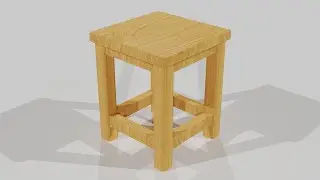 Как сделать табурет в Blender 3.0.0 Alpha?
