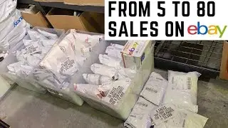 From 5 eBay sales to 80 daily. (My 3 Year Journey)