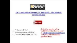 Global & Chinese Niobium Carbide Market Deep Research Report 2014