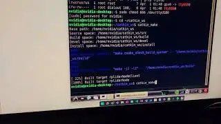 Nvidia Jetson nano LiDAR solo test (Setup stage)