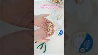 DIY Wedding Hair Comb | How To Make a Bridal Hair Accessory #hairaccessories #diywedding #bridal
