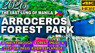 Inside Manila’s LAST Forest |Arroceros Forest Park Walking Tour 2026 Via SM In 4K| Philippines 