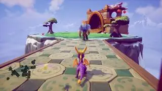 Spyro Reignited Trilogy - cloud temple all orbs no commentary