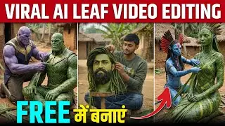 Creating a Viral Celebrity Banana Leaf Sculpture Using AI | Instagram Viral Video Editing Tutorial
