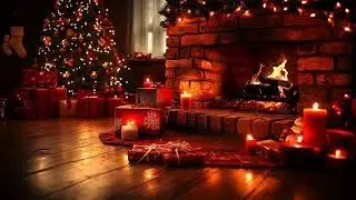 🎄 Инструментальное Рождественское Пиано у Камина | Медленная Музыка для Покоя & Размышлений
