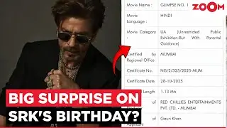 Shah Rukh Khan to make a BIG announcement on his 60th birthday? First glimpse of King to be out?