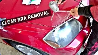 HOW TO REMOVE CLEAR BRA FROM CAR